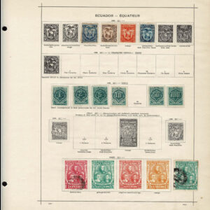 Lot 521 - SOUTH AMERICA: 1843 to 1910, thousands of mostly used stamps on old time Schaubek album pages - Image 151