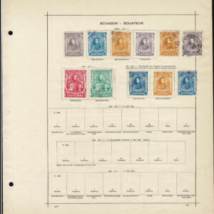 Lot 521 - SOUTH AMERICA: 1843 to 1910, thousands of mostly used stamps on old time Schaubek album pages - Image 152