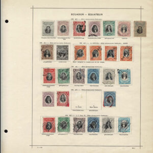 Lot 521 - SOUTH AMERICA: 1843 to 1910, thousands of mostly used stamps on old time Schaubek album pages - Image 154