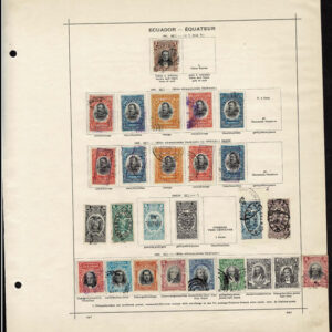 Lot 521 - SOUTH AMERICA: 1843 to 1910, thousands of mostly used stamps on old time Schaubek album pages - Image 155