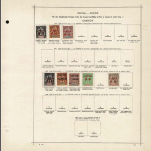 Lot 522 - CHINA: 1885 to 1909 Collection of approximately 158 stamps on old-time Schaubek album pages - Image 2