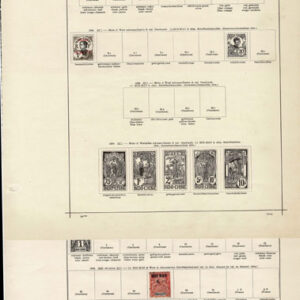 Lot 522 - CHINA: 1885 to 1909 Collection of approximately 158 stamps on old-time Schaubek album pages - Image 4