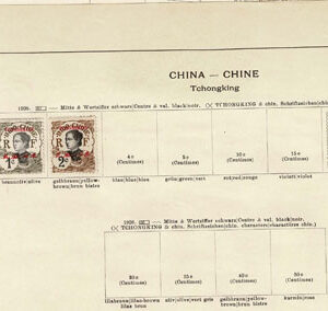 Lot 522 - CHINA: 1885 to 1909 Collection of approximately 158 stamps on old-time Schaubek album pages - Image 9