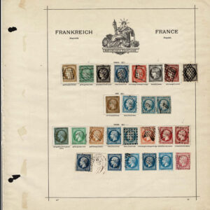 Lot 523 - FRANCE OFFICES & COLONIES; 1849 to 1910 Collection of many hundred - Image 1