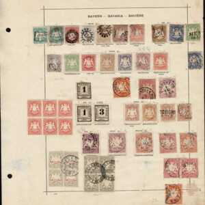 Lot 524 - GERMAN STATES: 1850 to about 1915, many hundred, primarily used - Image 30