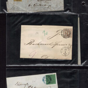 Lot 525 - GERMAN STATES: Postal History; A fabulous old-time selection of about 137 covers - Image 2
