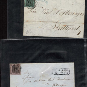Lot 525 - GERMAN STATES: Postal History; A fabulous old-time selection of about 137 covers - Image 10