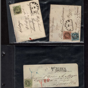 Lot 525 - GERMAN STATES: Postal History; A fabulous old-time selection of about 137 covers - Image 12