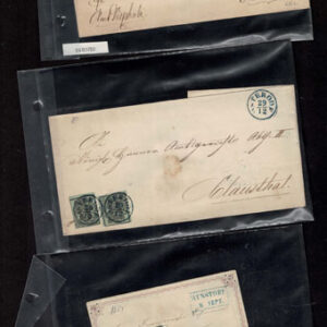 Lot 525 - GERMAN STATES: Postal History; A fabulous old-time selection of about 137 covers - Image 24