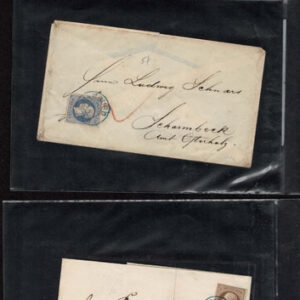 Lot 525 - GERMAN STATES: Postal History; A fabulous old-time selection of about 137 covers - Image 31