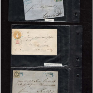 Lot 525 - GERMAN STATES: Postal History; A fabulous old-time selection of about 137 covers - Image 34