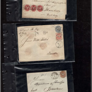 Lot 525 - GERMAN STATES: Postal History; A fabulous old-time selection of about 137 covers - Image 43