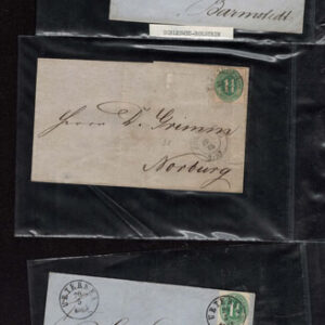 Lot 525 - GERMAN STATES: Postal History; A fabulous old-time selection of about 137 covers - Image 53