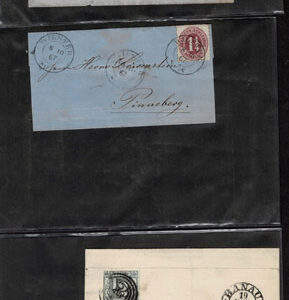 Lot 525 - GERMAN STATES: Postal History; A fabulous old-time selection of about 137 covers - Image 54