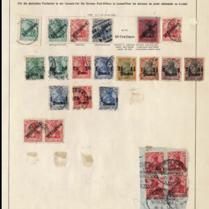 Lot 526 - GERMAN OFFICES & COLONIES: 1871 to 1910, Collection of many hundred in old time Schaubek album pages - Image 9