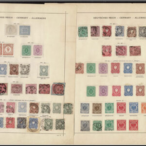 Lot 526 - GERMAN OFFICES & COLONIES: 1871 to 1910, Collection of many hundred in old time Schaubek album pages - Image 12