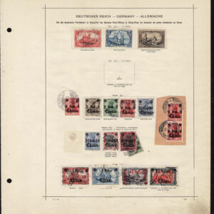 Lot 526 - GERMAN OFFICES & COLONIES: 1871 to 1910, Collection of many hundred in old time Schaubek album pages - Image 13