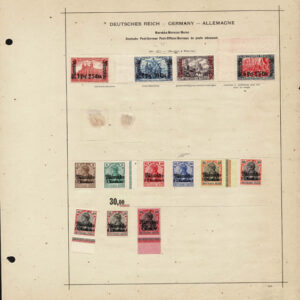 Lot 526 - GERMAN OFFICES & COLONIES: 1871 to 1910, Collection of many hundred in old time Schaubek album pages - Image 17