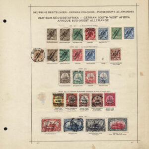 Lot 526 - GERMAN OFFICES & COLONIES: 1871 to 1910, Collection of many hundred in old time Schaubek album pages - Image 22