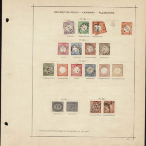 Lot 526 - GERMAN OFFICES & COLONIES: 1871 to 1910, Collection of many hundred in old time Schaubek album pages - Image 23