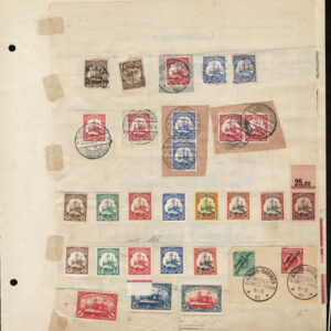 Lot 526 - GERMAN OFFICES & COLONIES: 1871 to 1910, Collection of many hundred in old time Schaubek album pages - Image 24