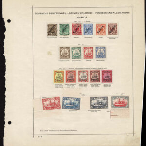 Lot 526 - GERMAN OFFICES & COLONIES: 1871 to 1910, Collection of many hundred in old time Schaubek album pages - Image 33