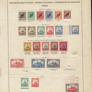 Lot 526 - GERMAN OFFICES & COLONIES: 1871 to 1910, Collection of many hundred in old time Schaubek album pages - Image 37