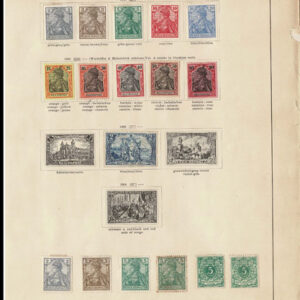 Lot 526 - GERMAN OFFICES & COLONIES: 1871 to 1910, Collection of many hundred in old time Schaubek album pages - Image 41