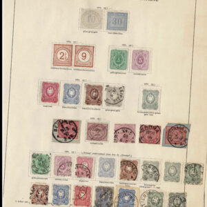 Lot 526 - GERMAN OFFICES & COLONIES: 1871 to 1910, Collection of many hundred in old time Schaubek album pages - Image 43