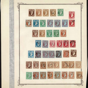 Lot 527 - GREECE: 1861 to 1900 Excellent Collection of 200 stamps plus 2 covers - Image 1