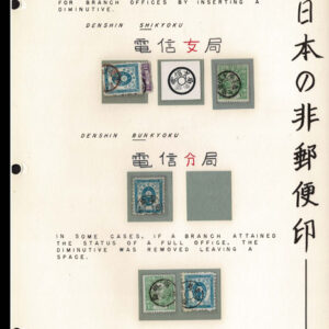 Lot 531 - JAPAN: Revenues; A lovely partially mounted and documented collection of a few hundred  used stamps in a ring binder - Image 2