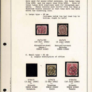 Lot 531 - JAPAN: Revenues; A lovely partially mounted and documented collection of a few hundred  used stamps in a ring binder - Image 6