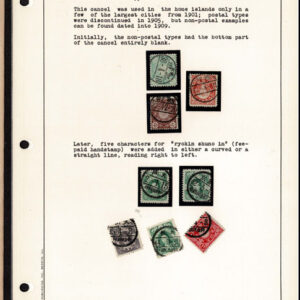 Lot 531 - JAPAN: Revenues; A lovely partially mounted and documented collection of a few hundred  used stamps in a ring binder - Image 8