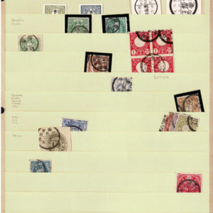 Lot 531 - JAPAN: Revenues; A lovely partially mounted and documented collection of a few hundred  used stamps in a ring binder - Image 9