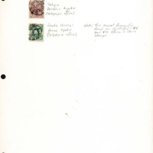 Lot 531 - JAPAN: Revenues; A lovely partially mounted and documented collection of a few hundred  used stamps in a ring binder - Image 24