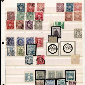 Lot 531 - JAPAN: Revenues; A lovely partially mounted and documented collection of a few hundred  used stamps in a ring binder - Image 28