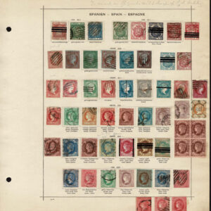 Lot 538 - SPAIN & SOME COLONIES; 1850 to 1910 Collection of many hundred mostly used stamps - Image 1