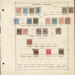 Lot 538 - SPAIN & SOME COLONIES; 1850 to 1910 Collection of many hundred mostly used stamps - Image 6
