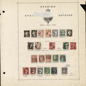 Lot 538 - SPAIN & SOME COLONIES; 1850 to 1910 Collection of many hundred mostly used stamps - Image 7