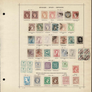 Lot 538 - SPAIN & SOME COLONIES; 1850 to 1910 Collection of many hundred mostly used stamps - Image 15