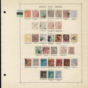 Lot 538 - SPAIN & SOME COLONIES; 1850 to 1910 Collection of many hundred mostly used stamps - Image 16