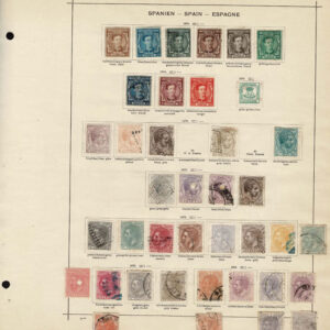 Lot 538 - SPAIN & SOME COLONIES; 1850 to 1910 Collection of many hundred mostly used stamps - Image 17