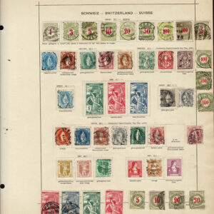 Lot 540 - SWITZERLAND: 1840's to 1910. old-time collection of 140 stamps on Schaubek album pages - Image 4