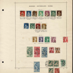 Lot 540 - SWITZERLAND: 1840's to 1910. old-time collection of 140 stamps on Schaubek album pages - Image 5