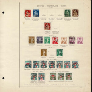 Lot 540 - SWITZERLAND: 1840's to 1910. old-time collection of 140 stamps on Schaubek album pages - Image 6