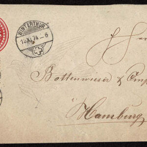 Lot 541 - SWITZERLAND: Post History: 1850 to 1880's; 35 classic covers - Image 11