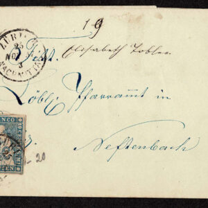 Lot 541 - SWITZERLAND: Post History: 1850 to 1880's; 35 classic covers - Image 14