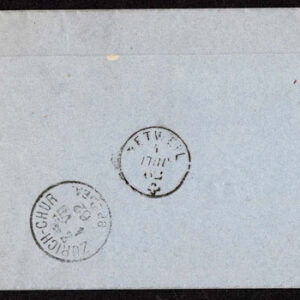 Lot 541 - SWITZERLAND: Post History: 1850 to 1880's; 35 classic covers - Image 21