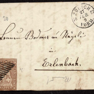 Lot 541 - SWITZERLAND: Post History: 1850 to 1880's; 35 classic covers - Image 22