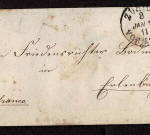 Lot 541 - SWITZERLAND: Post History: 1850 to 1880's; 35 classic covers - Image 36